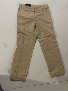 Girls Classic school uniform Chino Pants - Tan